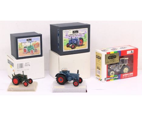 Britains: A collection of three boxed Britains vehicles to comprise: Lanz Bulldog Tractor, Reference 00315; and Marshall 'M' 