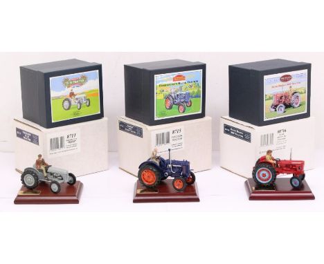 Britains: A collection of three boxed Britains vehicles to comprise: Ferguson TE 20 Anniversary Tractor, Reference 8711; Ford