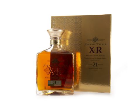 JOHNNIE WALKER XR AGED 21 YEARS Blended Scotch Whisky Bottle no. XJW4962XR. 750ml, 40% volume, in presentation box.