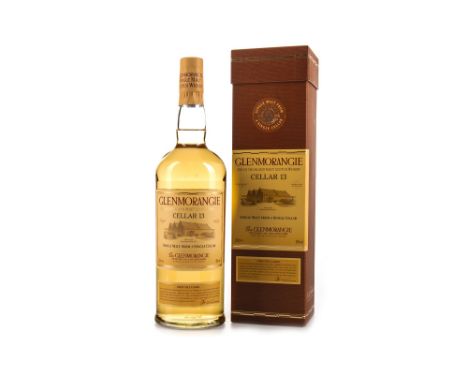 GLENMORANGIE CELLAR 13 AGED 10 YEARS Active. Tain, Ross-shire. Matured in first-fill casks. 1L, 43% volume, in box.
