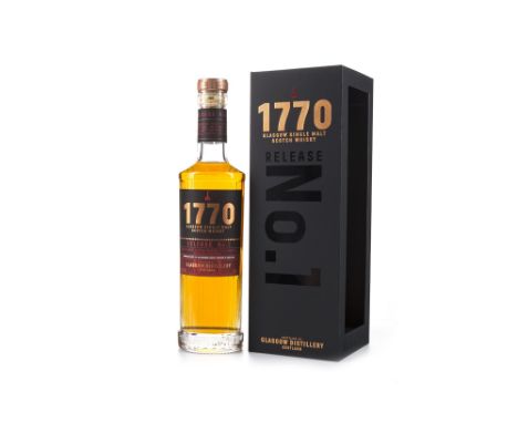 THE GLASGOW DISTILLERY 1770 - FIRST RELEASE Active. Hillington, Glasgow. Matured in ex-bourbon casks and finished in virgin o