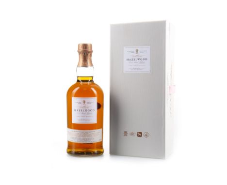 HAZELWOOD 110 BIRTHDAY EDITION Blended Scotch Whisky. Bottled to celebrate the 110th birthday of Janet Sheed Roberts, grandda