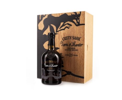 CUTTY SARK TAM O'SHANTER AGED 25 YEARS Blended Scotch Whisky One of 5,000 bottles. 700ml, 46.5% volume, in wooden presentatio