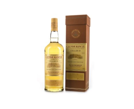 GLENMORANGIE CELLAR 13 AGED 10 YEARS Active. Tain, Ross-shire. Matured in first-fill casks. 1L, 43% volume, in box.
