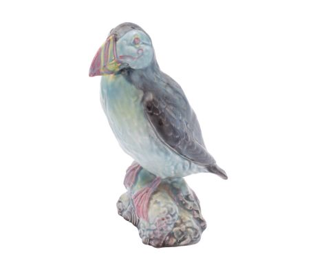 A Beswick figure of a Puffin in 'blue gloss', model no.618, impressed marks, 22cm.