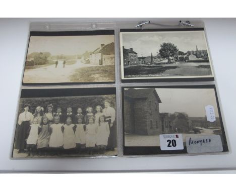 Monyash - Derbyshire, Twenty Nine Early XX Century and Later Picture Postcards, including Village, School, Pond, The Chapel, 