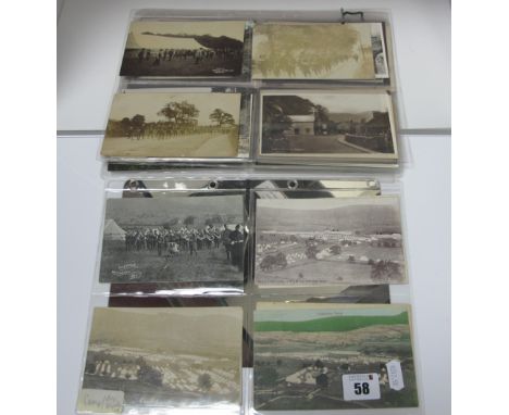 Castleton - Derbyshire, In Excess of Fifty Early XX Century and Later Picture Postcards, to include Castleton Camp (YMCA, Boy