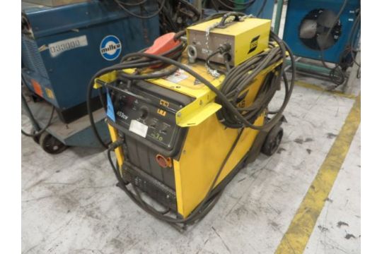 450 Amp Esab Model 453cv Mig Welder With Esab Model Mig 28a Wire