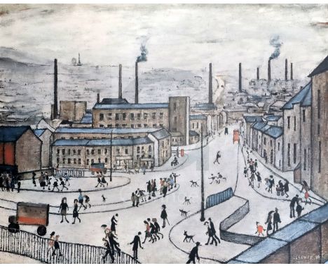 § Laurence Stephen Lowry, RBA, RA (1887–1976)off-set lithographHuddersfield signed in pencil from an edition of 850, publishe