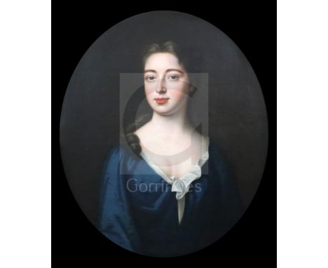 John Verelst (fl.1698-1734)oil on canvasPortrait of a member of the Nevile familyinscribed verso29 x 24.25in.CONDITION: Oil o