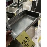 LOT: (13) Bacs en Acier Inox. 12'' , pour Table de préparation
