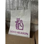 LOT: (3) Boites de Sacs-Papier GOOD REASON