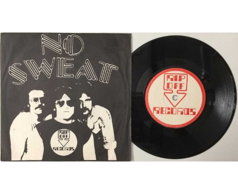 NO SWEAT - START ALL OVER AGAIN/ YOU SHOULD BE SO LUCKY 7" (UK OG - RIP OFF RECORDS - RIP4). A scarce, original UK 7" pressin