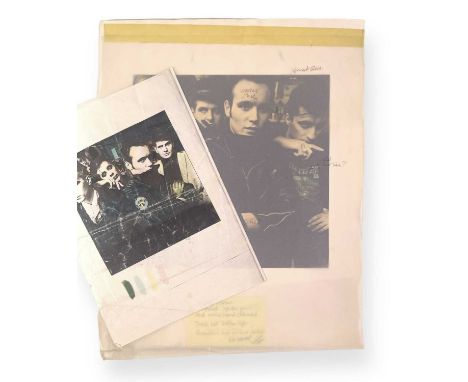 Nick Knight. Genuine proof artwork, 1985  Now widely renowned for his fine-art work, Knight started his creative career in mu