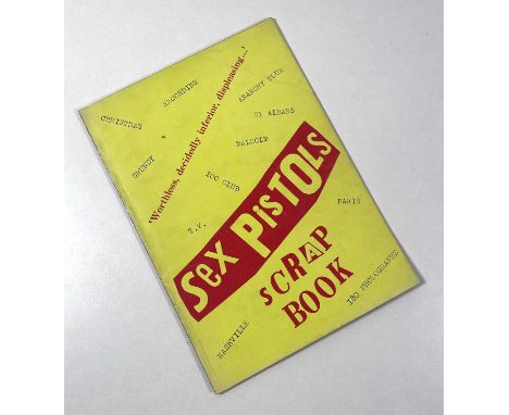 Scarce copy of Ray Stevenson’s original self-published 1977 printing of the Sex Pistols Scrapbook (from the tile page : No th