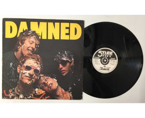 THE DAMNED - DAMNED DAMNED DAMNED LP (SEEZ 1 - OG MISPRINT). A rare copy of Damned Damned Damned by The Damned with the Eddie