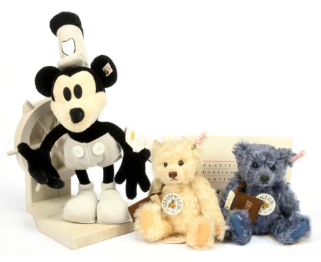 Steiff Disney Steamboat Willie &amp; Other including: (1) Disney Showcase Collection Steamboat Willie, Mickey Mouse character