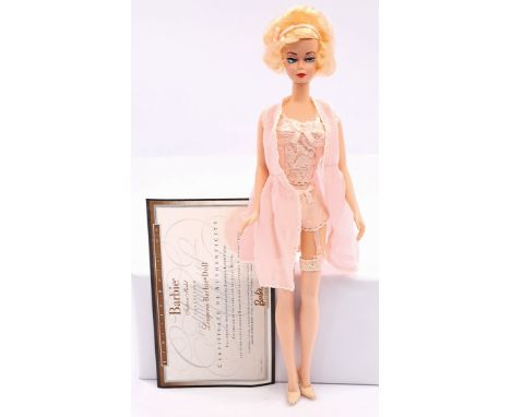 Mattel Silkstone Barbie Lingerie, #55498, Gold Label, repainted features, unchecked for completeness or correctness, marks to