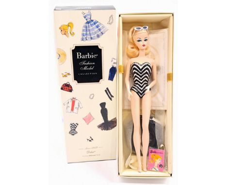 Mattel Silkstone Barbie Debut, gold label, # N5006 within Good box, unchecked for completeness or correctness, Excellent to N
