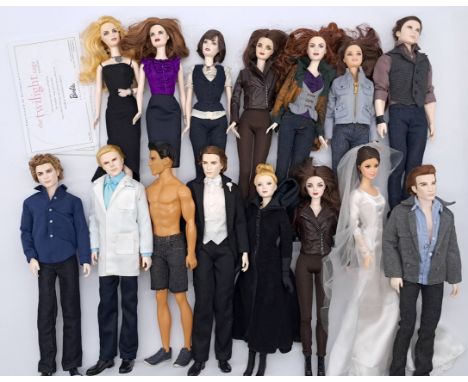 Mattel Barbie Collector collection of unboxed Twilight dolls; with certificates, unchecked for completeness, Good Plus to Exc