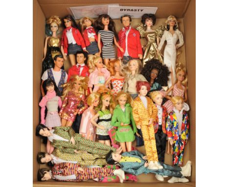 Mattel TV and music themed Barbie and others including: Krystle and Alexis from Dynasty; BTS; Heidi Klum, plus others; unchec