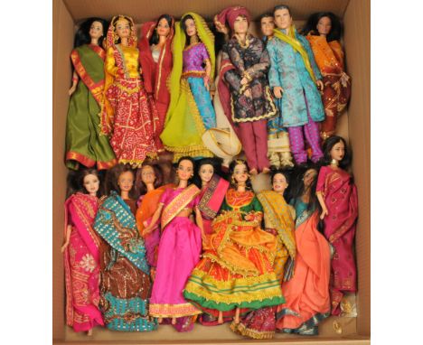 Mattel Barbie x eighteen dressed in traditional Indian clothing, unchecked for completeness or correctness, Good Plus to Exce