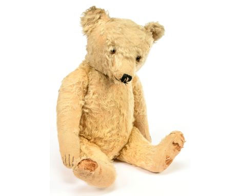 Steiff Vintage Original Teddy Bear, EAN 5350, golden mohair, fully jointed, black and brown glass eyes, inoperative tilt grow