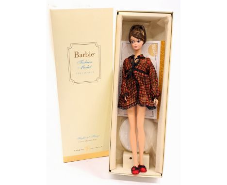 Mattel Silkstone Barbie Highland Fling, Gold Label, # J0939, within Good Box (ink notation to bottom), hair has been restyled