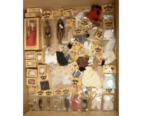 Heidi Ott Collectable Miniature Dolls and some baby dolls, 1:12 scale, plus clothing, wigs, etc, Excellent Plus to Near Mint,