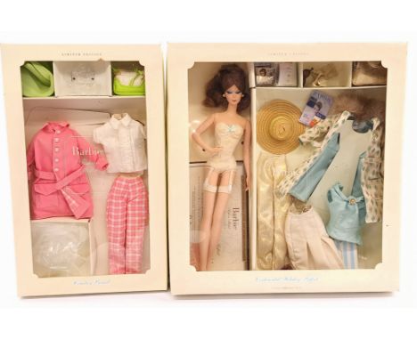 Mattel Silkstone Barbie Giftsets x two including: (1) Continental Holiday, # 55497, within Fair Plus to Good box; (2) Country