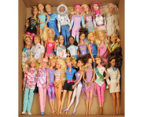 Mattel Barbie x twenty-six including: Girl Scout Barbie, Doctor Barbie, Beekeeper Barbie, plus others, unchecked for complete