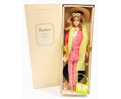 Mattel Silkstone Barbie dressed in Country Bound, Gold Label, # 55499, within Good incorrect box (ink notation on bottom), un