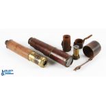 WW1 British Military R & J Beck Telescope, marked TFL, Sig Mk IV also G S R & J Beck London 1917