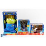 Toy Story 2 Thinkway Toys Talking Emperor Zurg, Talking Alien, Mattel take along toy store, all