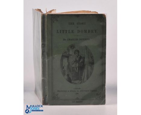 Charles Dickens - The Story of Little Dombey, 1858 first edition. 16mo with original green decorative wrappers in good clean 