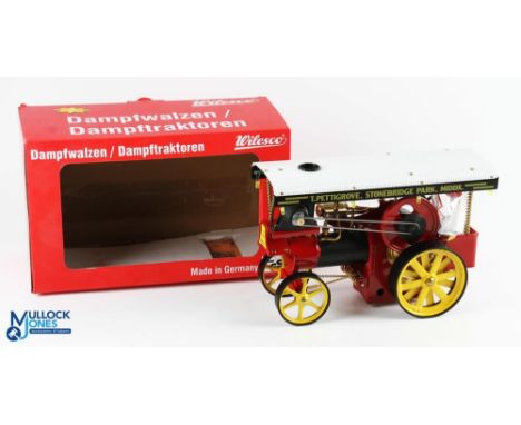 Wilesco D409 Live Stean Showman's Engine, unused as new unfired condition, in original box with inserts and paperwork G+ 