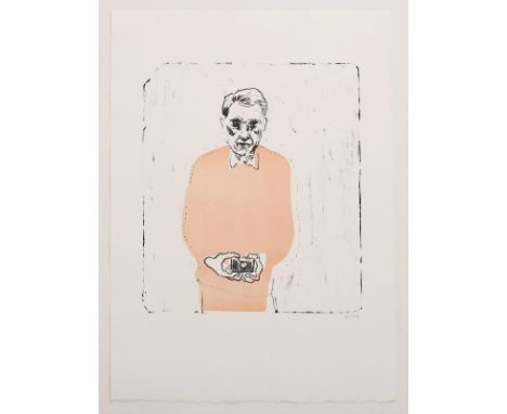 DANIEL RICHTER (1962 Eutin, lebt in Berlin, Hamburg und Wien) Der FotografFarblithographie auf Velin. 2001. 38 x 29 cm (59 x 