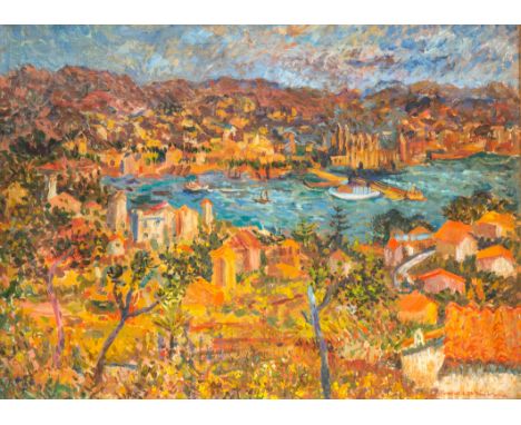 20TH CENTURY CONTINENTAL SCHOOLPalma de Mallorca, 1954 oil on canvas 62 x 85 cm (24 3/8 x 33 1/2 in.) insribed lower right Eh
