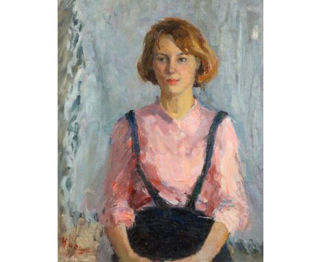 IVAN SOSHNIKOV (RUSSIAN, B. 1914)Katya oil on canvas 77 x 62 cm (30 1/4 x 24 3/8 in.) signed lower left and titled on verso  