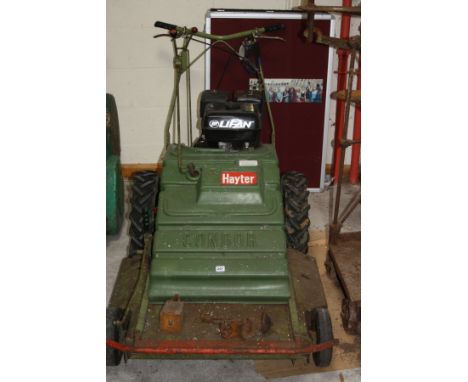 A HAYTER CONDOR LAWN MOWER, with 32'' cut and a Lifan 177FD petrol engine 