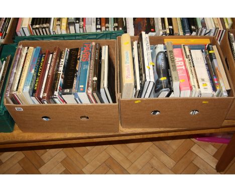 TWO TRAYS OF BOOKS, on Art, Artists and Science