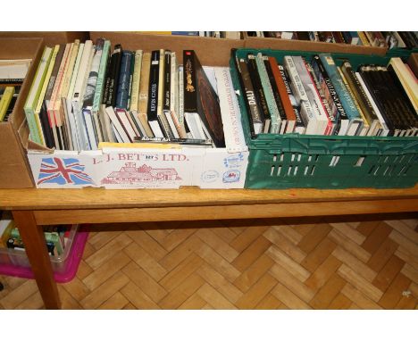 TWO TRAYS OF BOOKS, on Art, Artists and Furniture