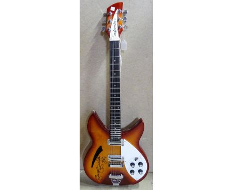 TANGLEWOOD TW61 Electric Guitar, ca. 1990s:  a 6 string, in the Rickenbacker style, 'Tanglewood TW 61' name plate on head, 4 