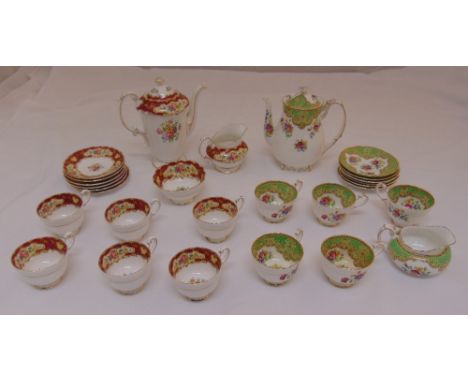 A quantity of Paragon porcelain to include coffee pots, milk jugs, cups and saucers (27)