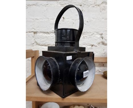 ANTIQUE RAILWAY LAMP