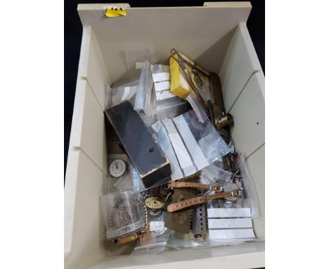 BOX WATCH PARTS , MOVEMENTS AND TOOLS 