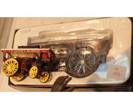 Gold star special John Murphy Proud Peacocks traction engine an unboxed traction engine and a cast goblin figurine