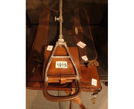 Dunhill briefcase Antler briefcase and a shooting stick 