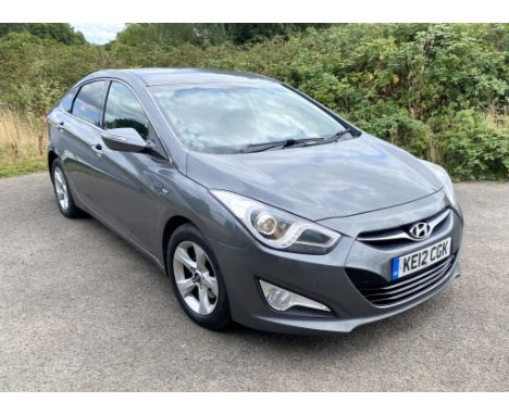 2012 Hyundai I40 Style Blue Drive CRDi Manual. Registration number: KE12 CGK. High spec. Finished in Metallic grey with grey 