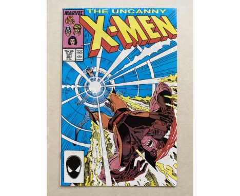UNCANNY X-MEN #221 - (1987 - MARVEL Cents/Pence Copy) - First appearance of Mr. Sinister + Marauders appearance - Marc Silves
